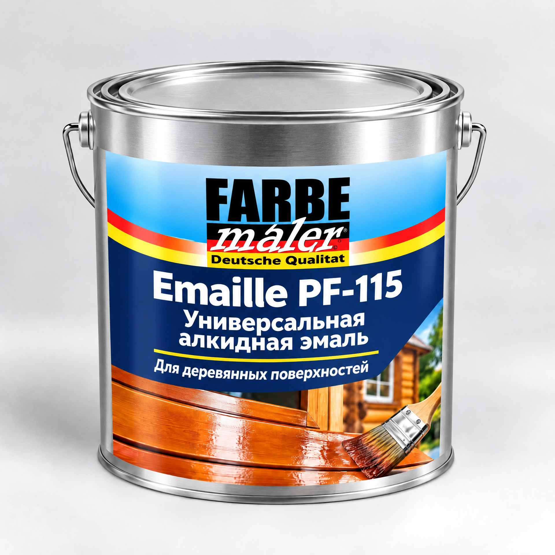 Эмаль "Emaille PF-115" ГОСТ 6465-76 Универсальная алкидная эмаль по дереву