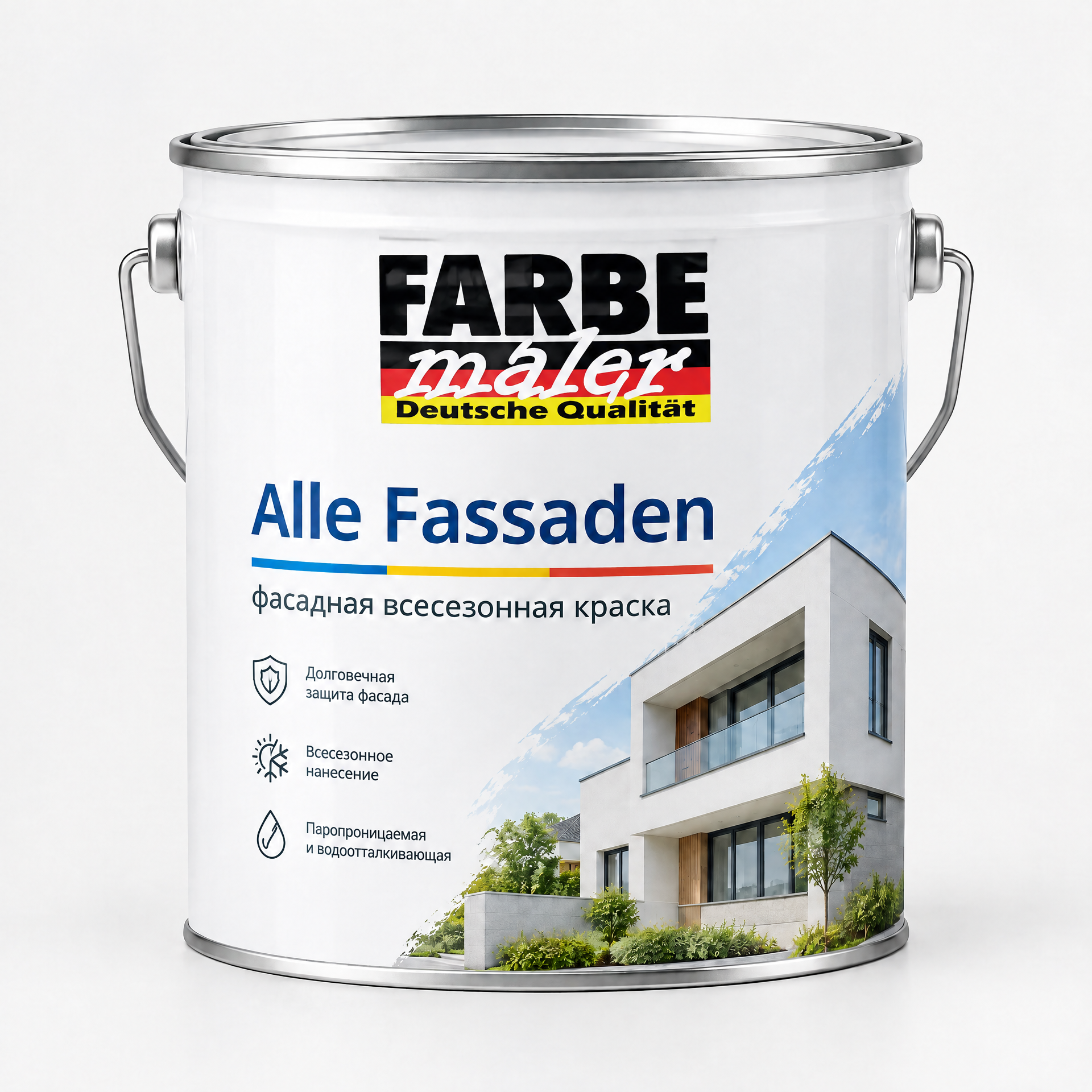 Краска "Alle Fassaden" фасадная всесезонная краска